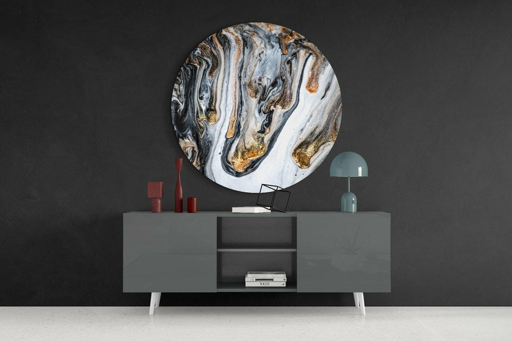 Marble Glass Wall Art.