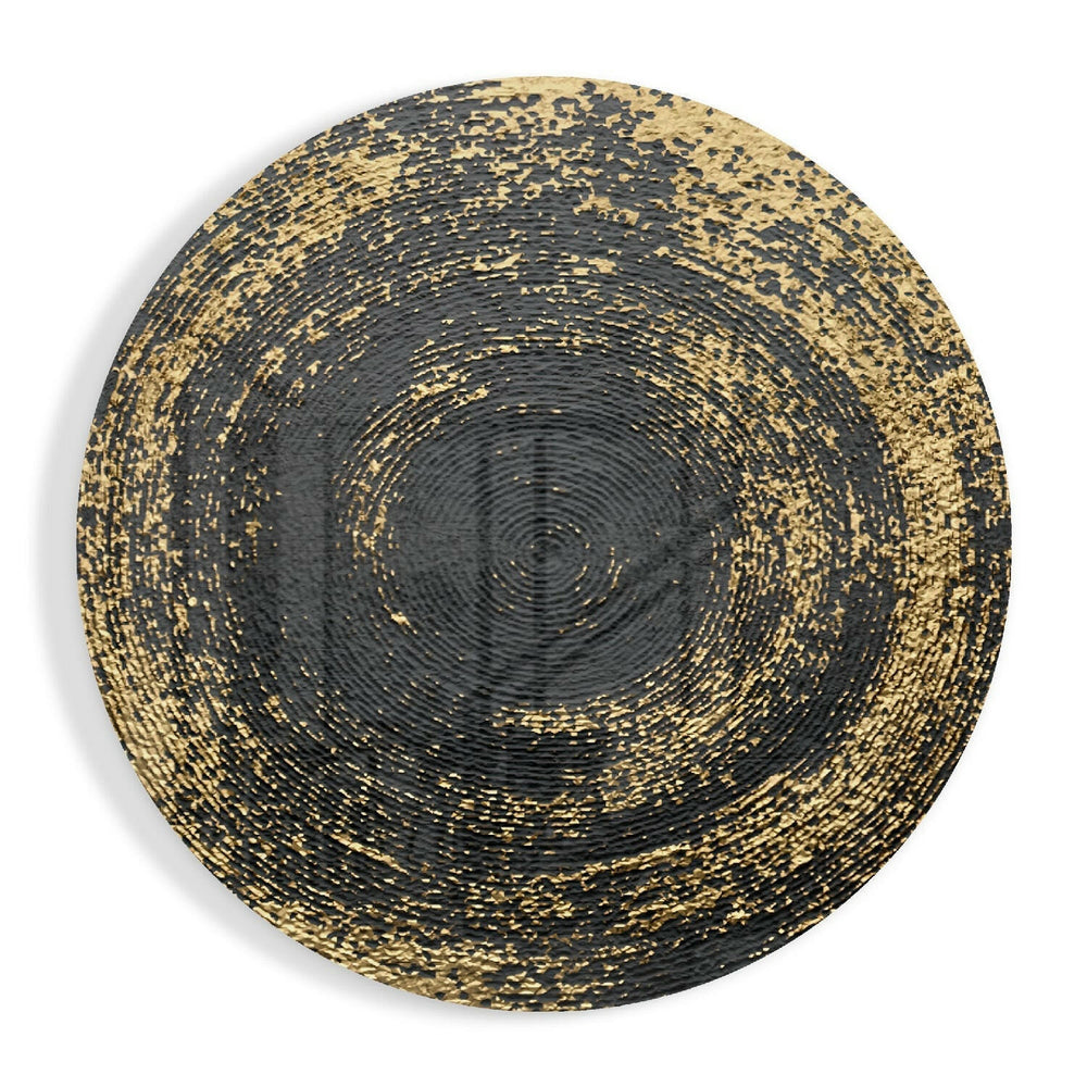Abstract Loop Glass Wall Art.