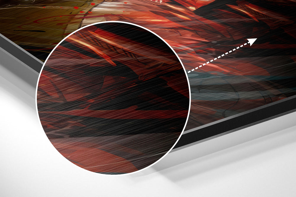 Tyler Durden Brushed Aluminium Dibond Wall Art.