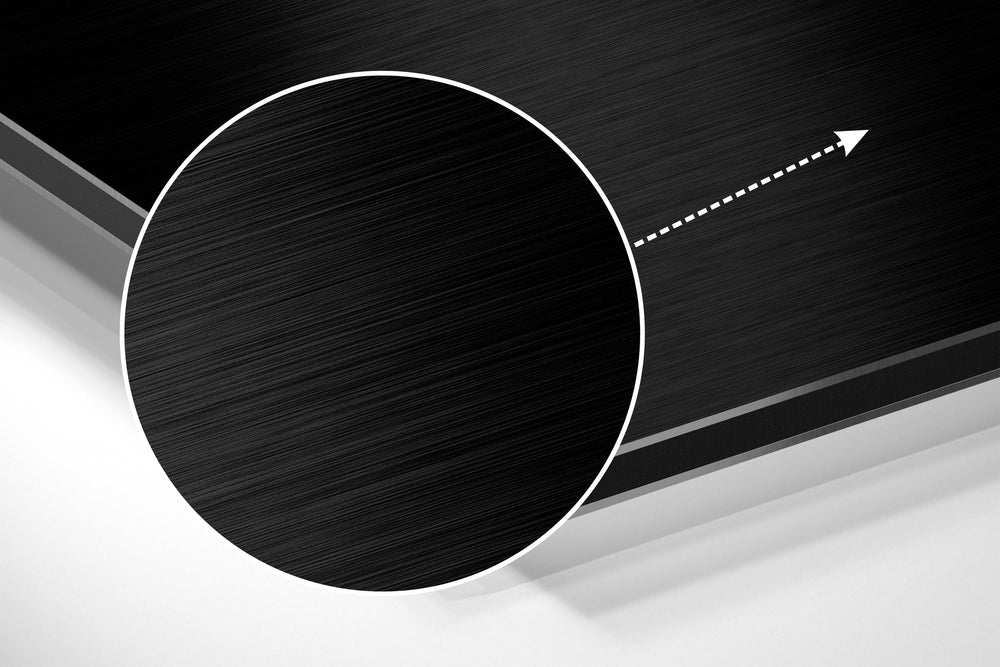 Leon Brushed Aluminium Dibond Wall Art.
