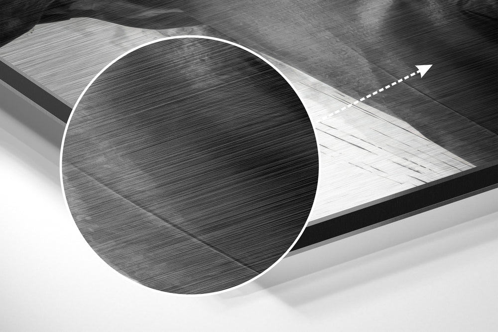 Suited Hitman Brushed Aluminium Dibond Wall Art