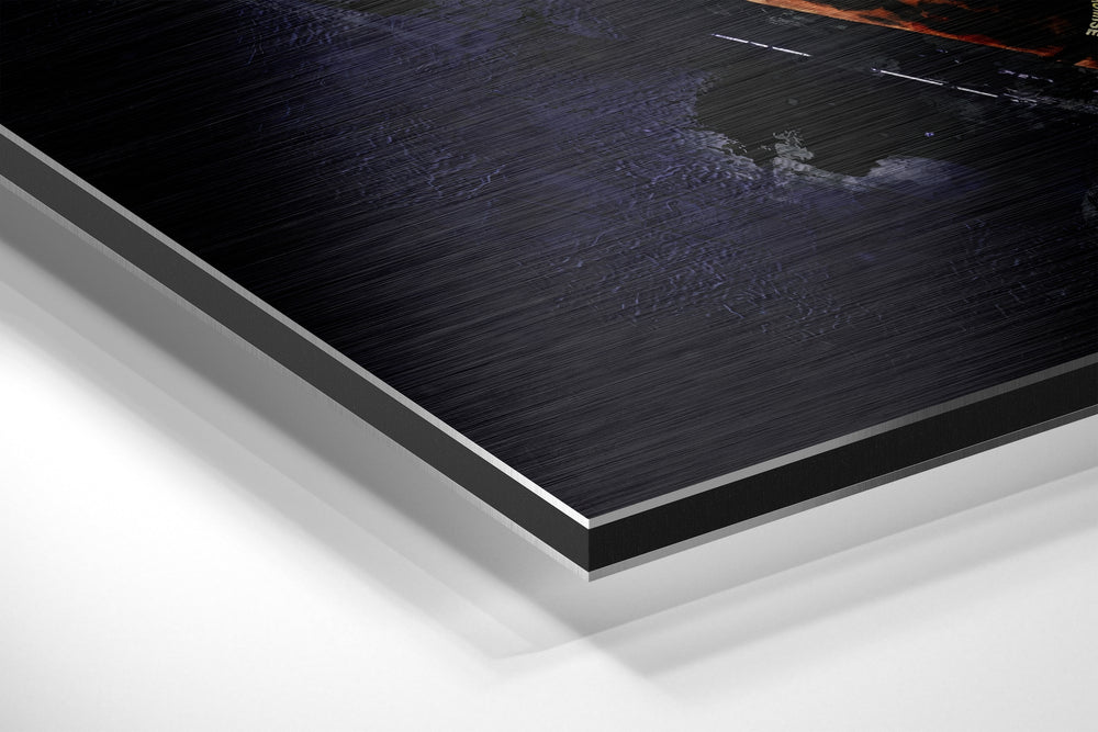 Basketball Powerhouse Brushed Aluminium Dibond Wall Art