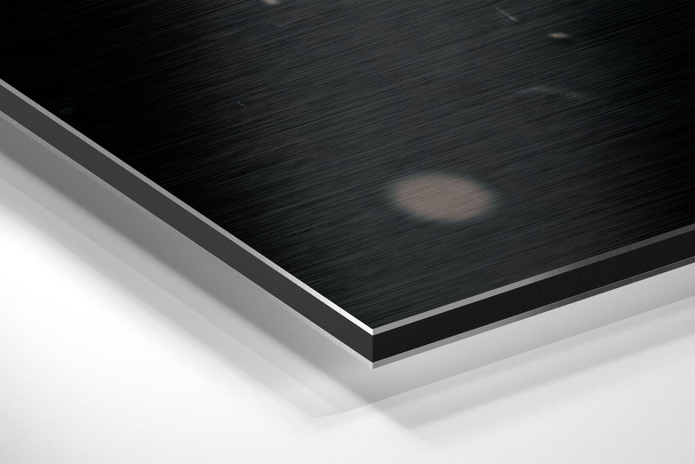 Ronaldo Brushed Aluminium Dibond Wall Art.