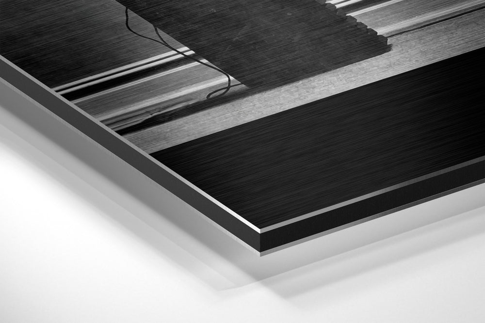 Music Wind Brushed Aluminium Dibond Wall Art.