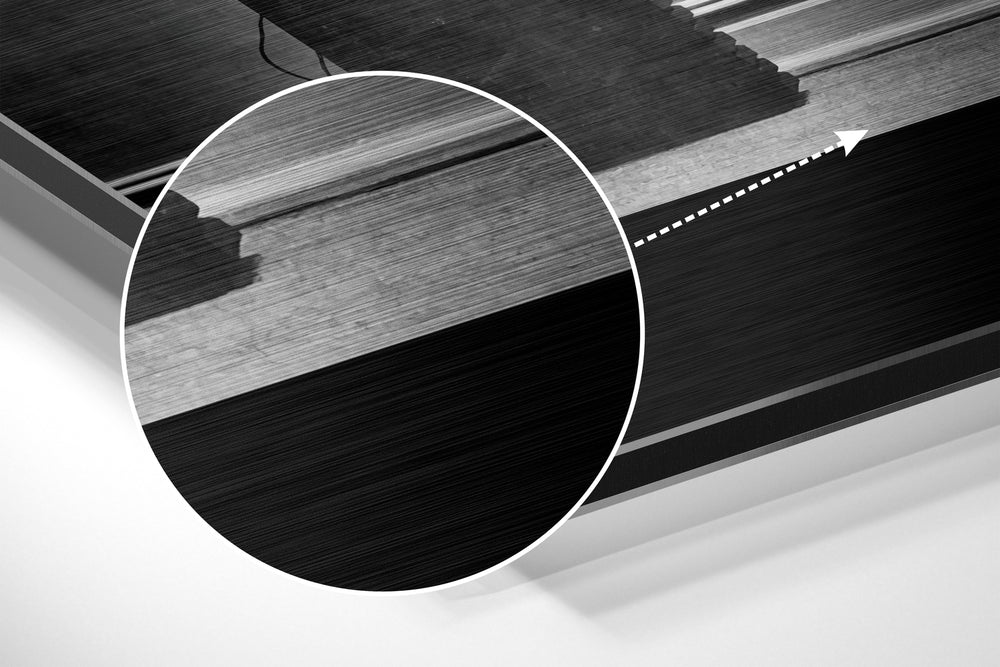 Music Wind Brushed Aluminium Dibond Wall Art.