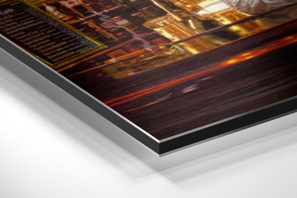 Vintage Screen Legends Quartet Brushed Aluminium Dibond Wall Art