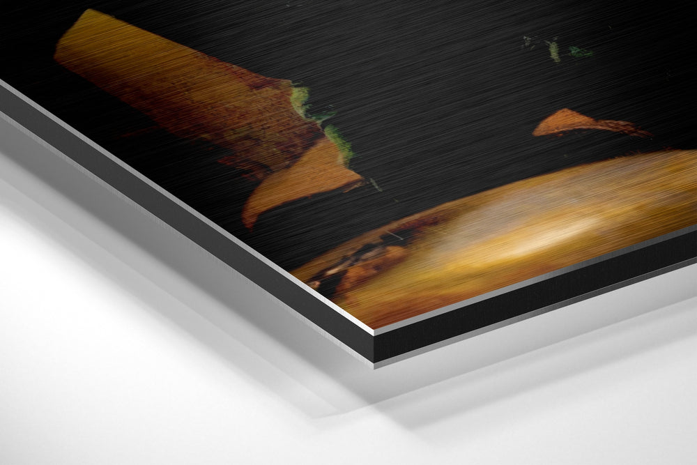Vintage Screen Legends Quartet Brushed Aluminium Dibond Wall Art