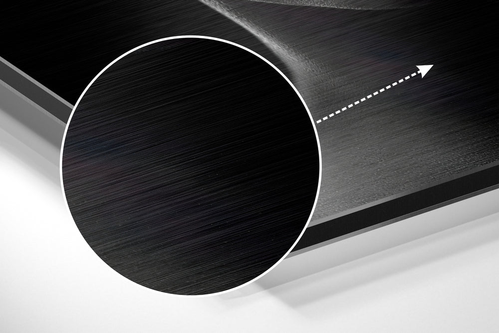Beauty Brushed Aluminium Dibond Wall Art.