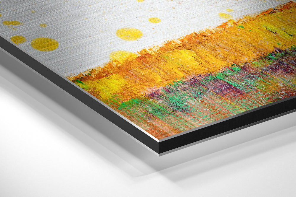 Lonely Tree Brushed Aluminium Dibond Wall Art.