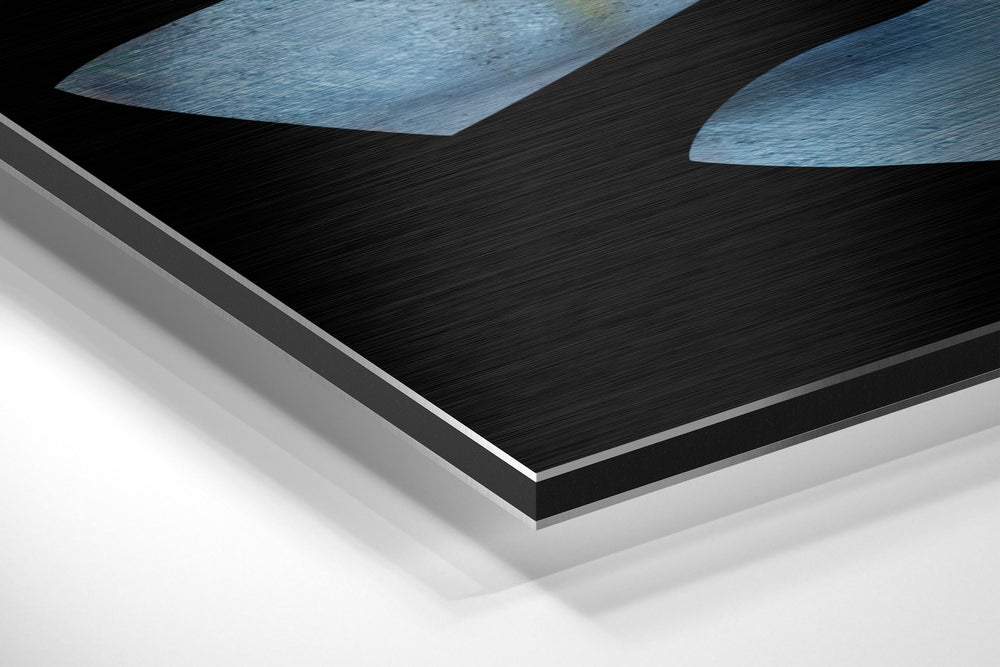 Patchwork Face Brushed Aluminium Dibond Wall Art.