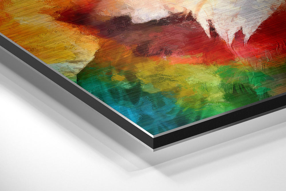 Eagle Brushed Aluminium Dibond Wall Art.