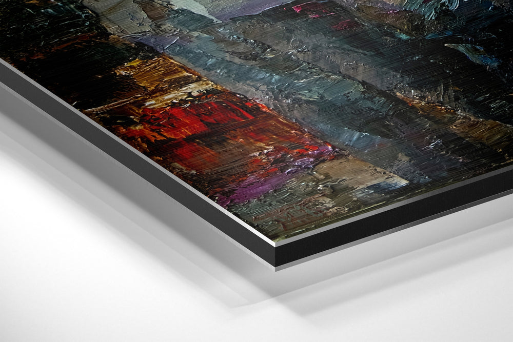 Music Brushed Aluminium Dibond Wall Art.