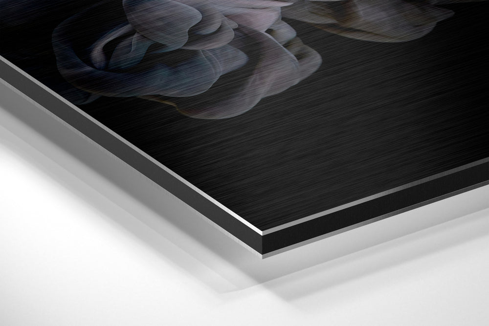 Pinky Fume Brushed Aluminium Dibond Wall Art.