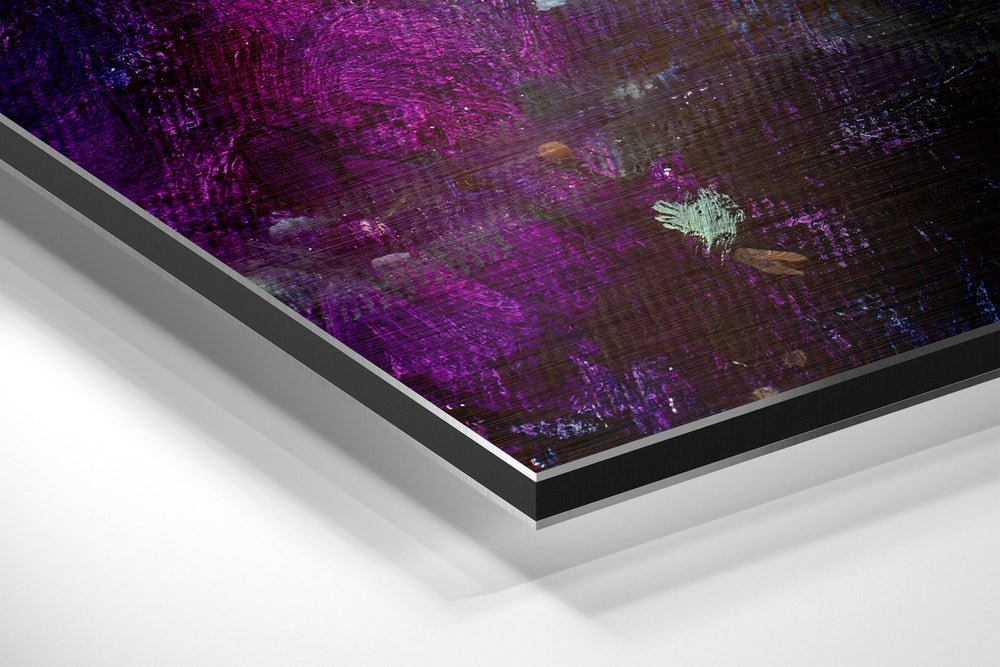 Prince is Here Brushed Aluminium Dibond Wall Art.