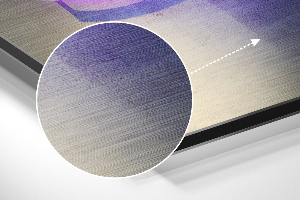 Cheers Brushed Aluminium Dibond Wall Art.