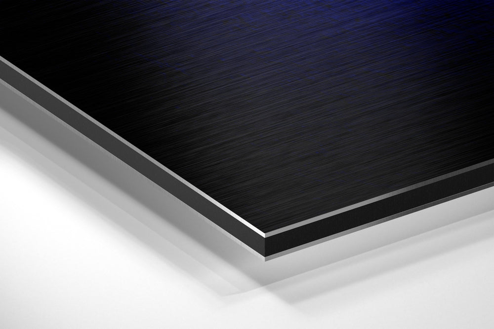 The Riht Time is Now Brushed Aluminium Dibond Wall Art.