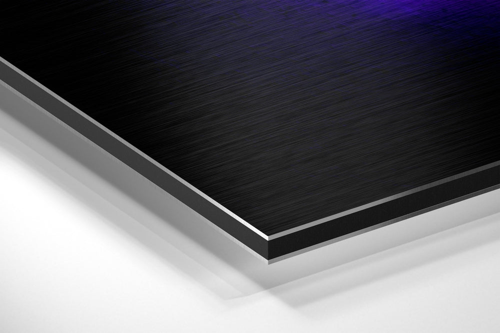 Feed Your Soul Brushed Aluminium Dibond Wall Art.