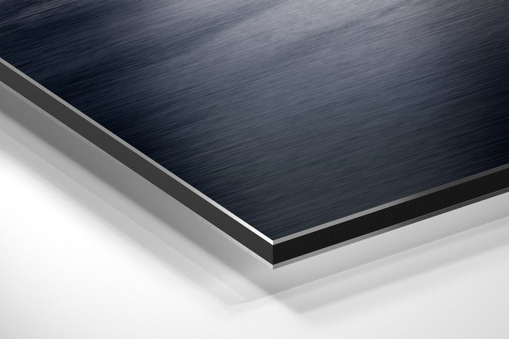City View Brushed Aluminium Dibond Wall Art.