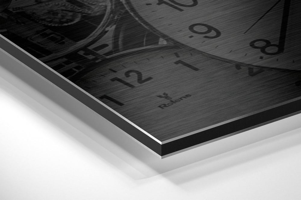 Keep Going Brushed Aluminium Dibond Wall Art.