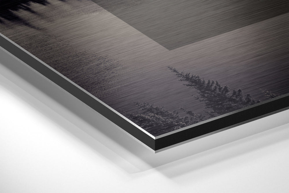 Confine Yourself Brushed Aluminium Dibond Wall Art.