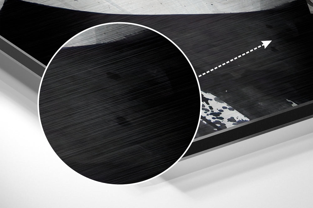 Blue Eye Brushed Aluminium Dibond Wall Art.