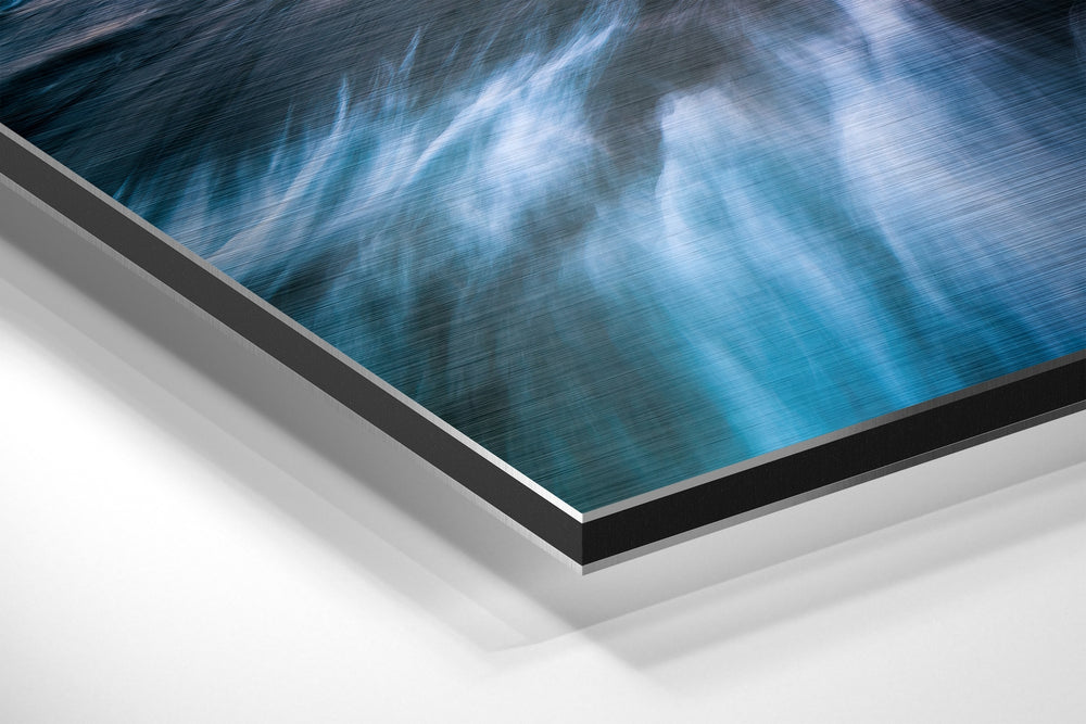Sunset at Sea Brushed Aluminium Dibond Wall Art.