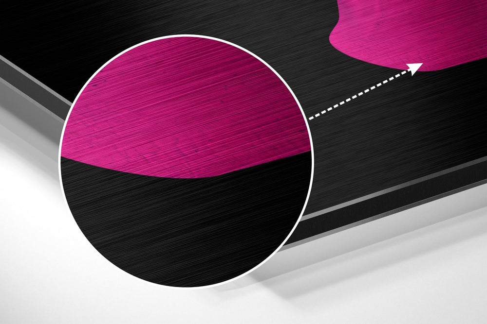 Woman in Pieces Brushed Aluminium Dibond Wall Art.