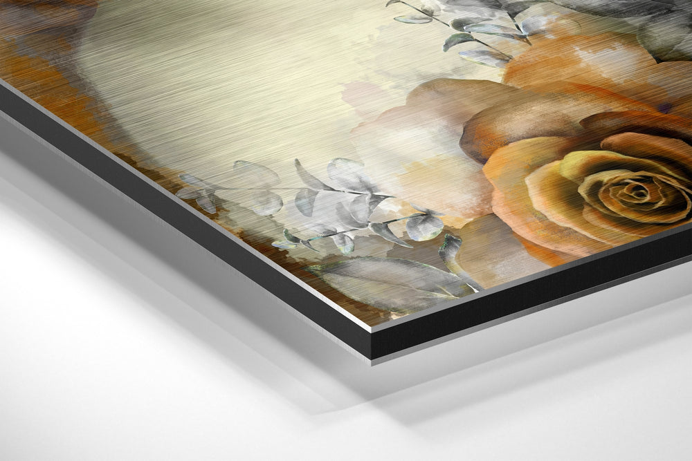 Beauty Brushed Aluminium Dibond Wall Art.