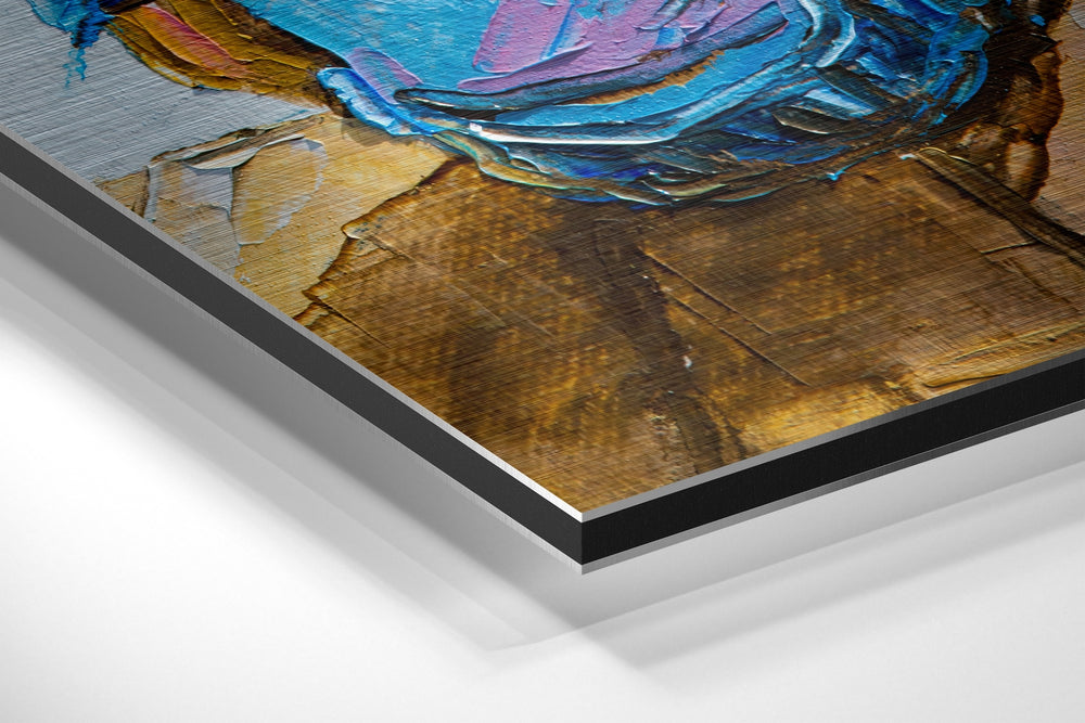 Best Friends Brushed Aluminium Dibond Wall Art.