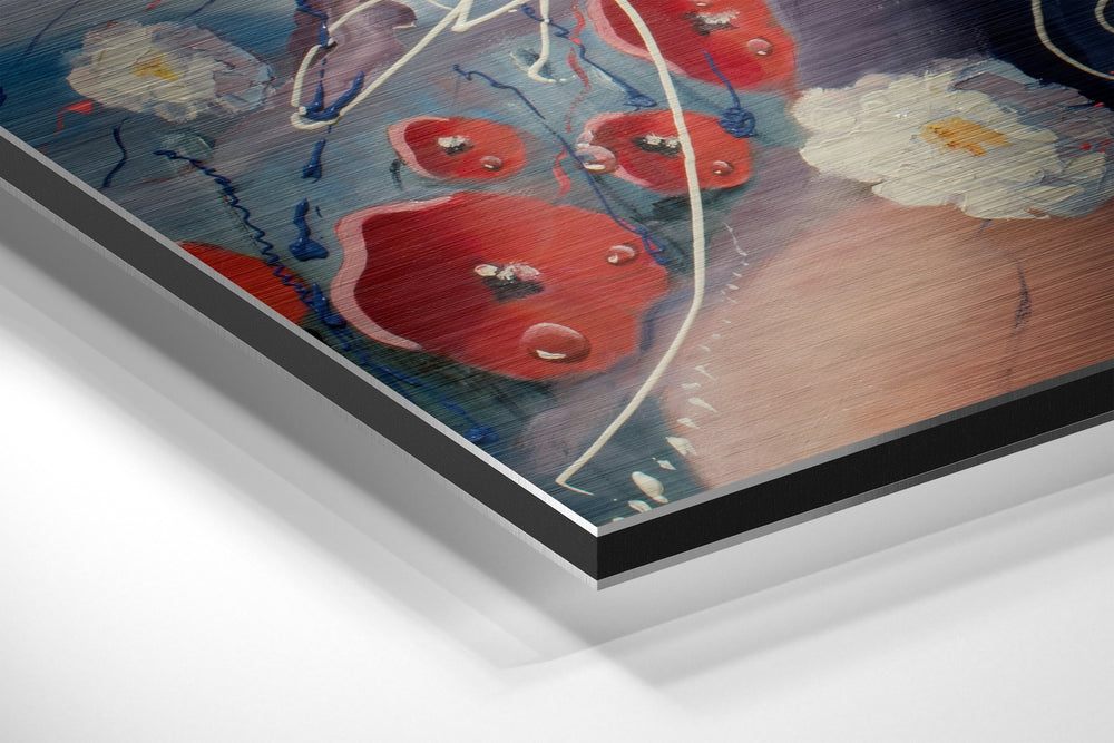 Beauty Brushed Aluminium Dibond Wall Art.