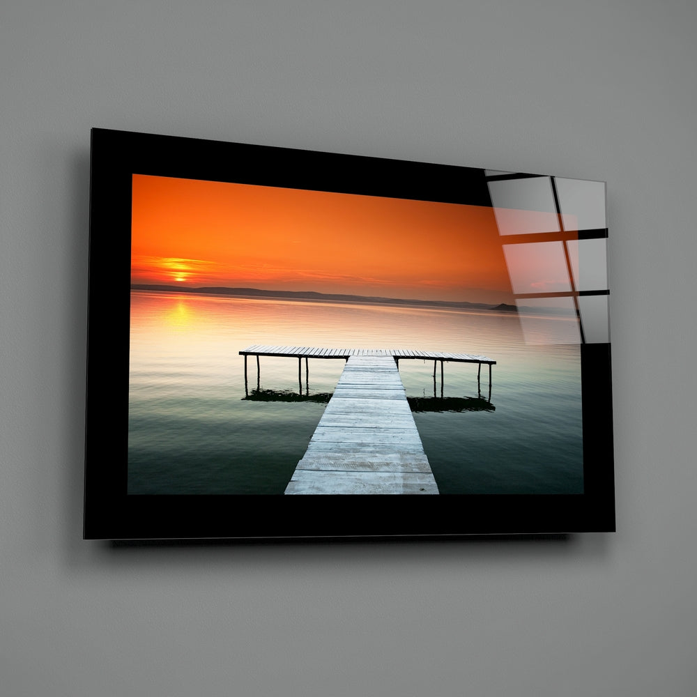 Editorial-photo panel bringing luminous warmth to a coastal cottage