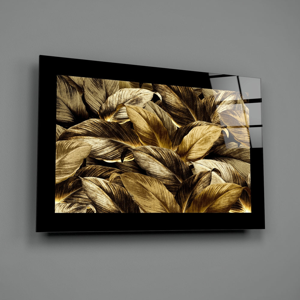 Editorial-photo panel bringing luxe warmth to a foyer