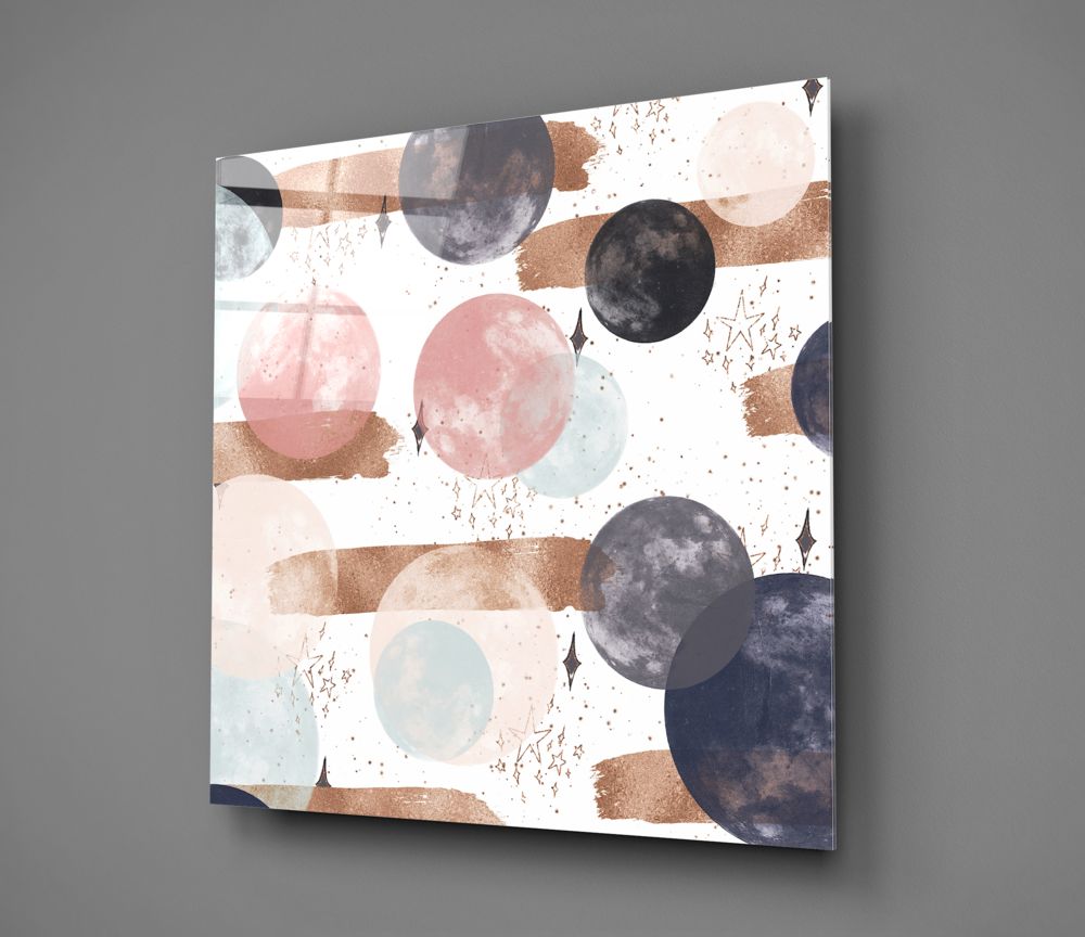 Bounces Glass Wall Art.