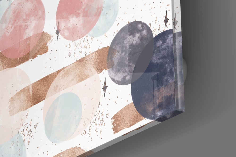 Bounces Glass Wall Art.