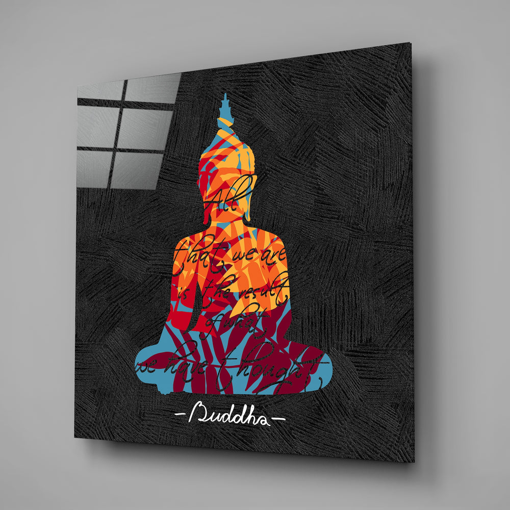 Buddha Glass Wall Art.