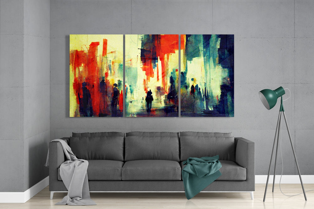 Shadows Glass Wall Art.