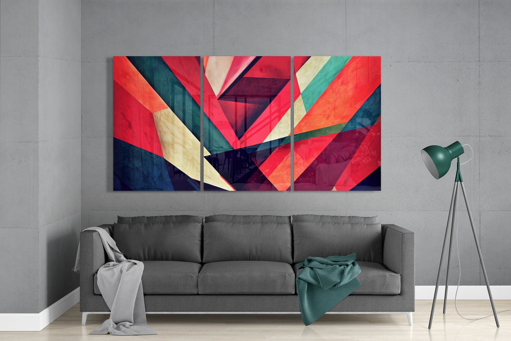 Shaped Glass Wall Art.