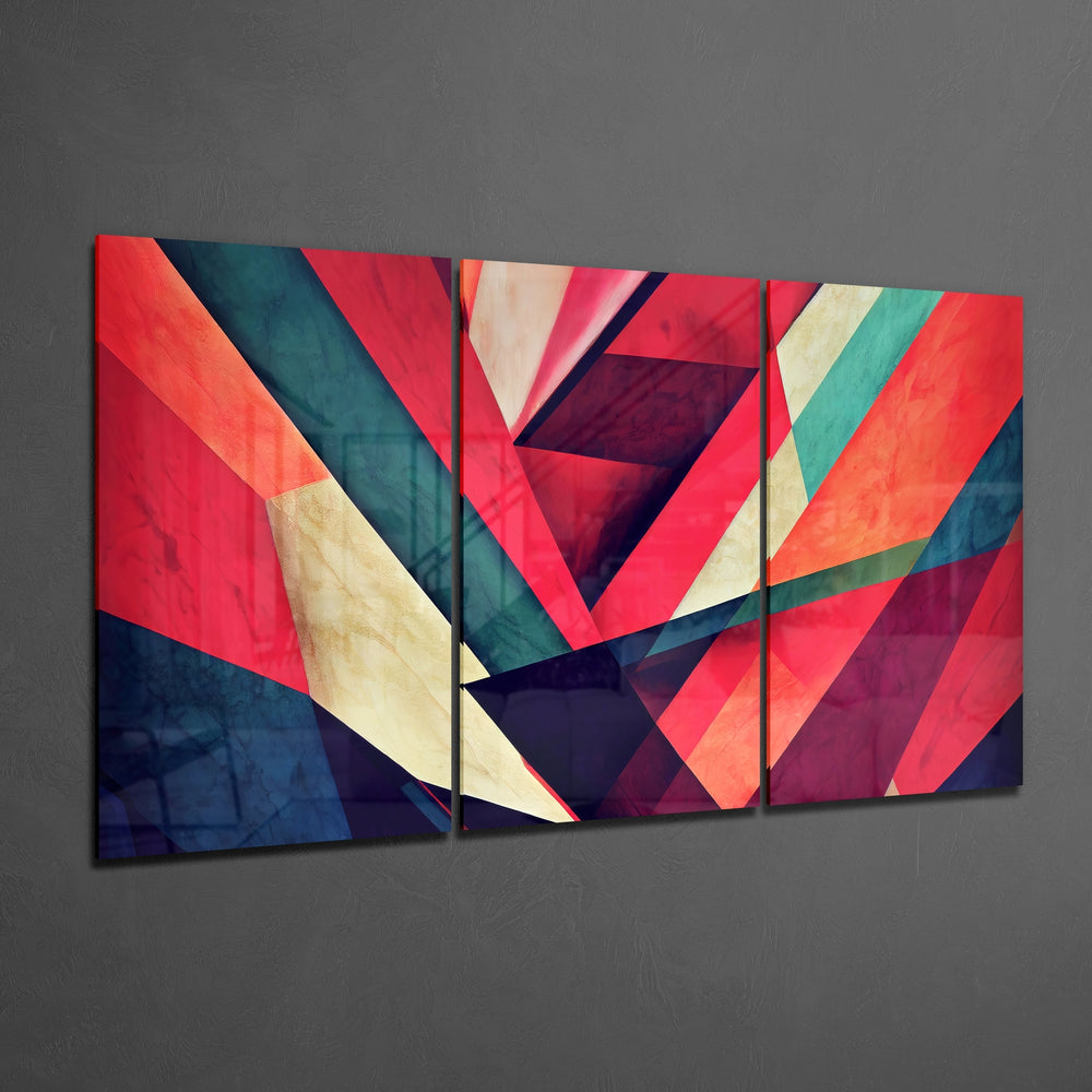 Shaped Glass Wall Art.