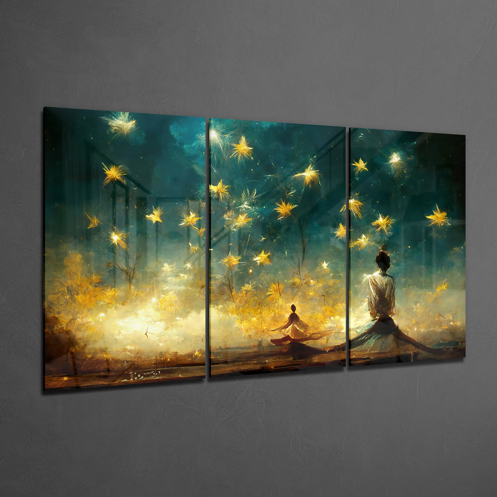 Under the Stars Glass Wall Art.