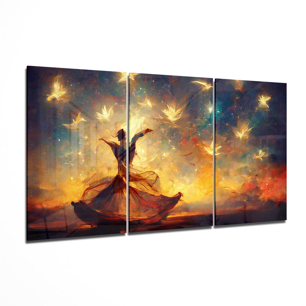 Under the Stars Glass Wall Art.