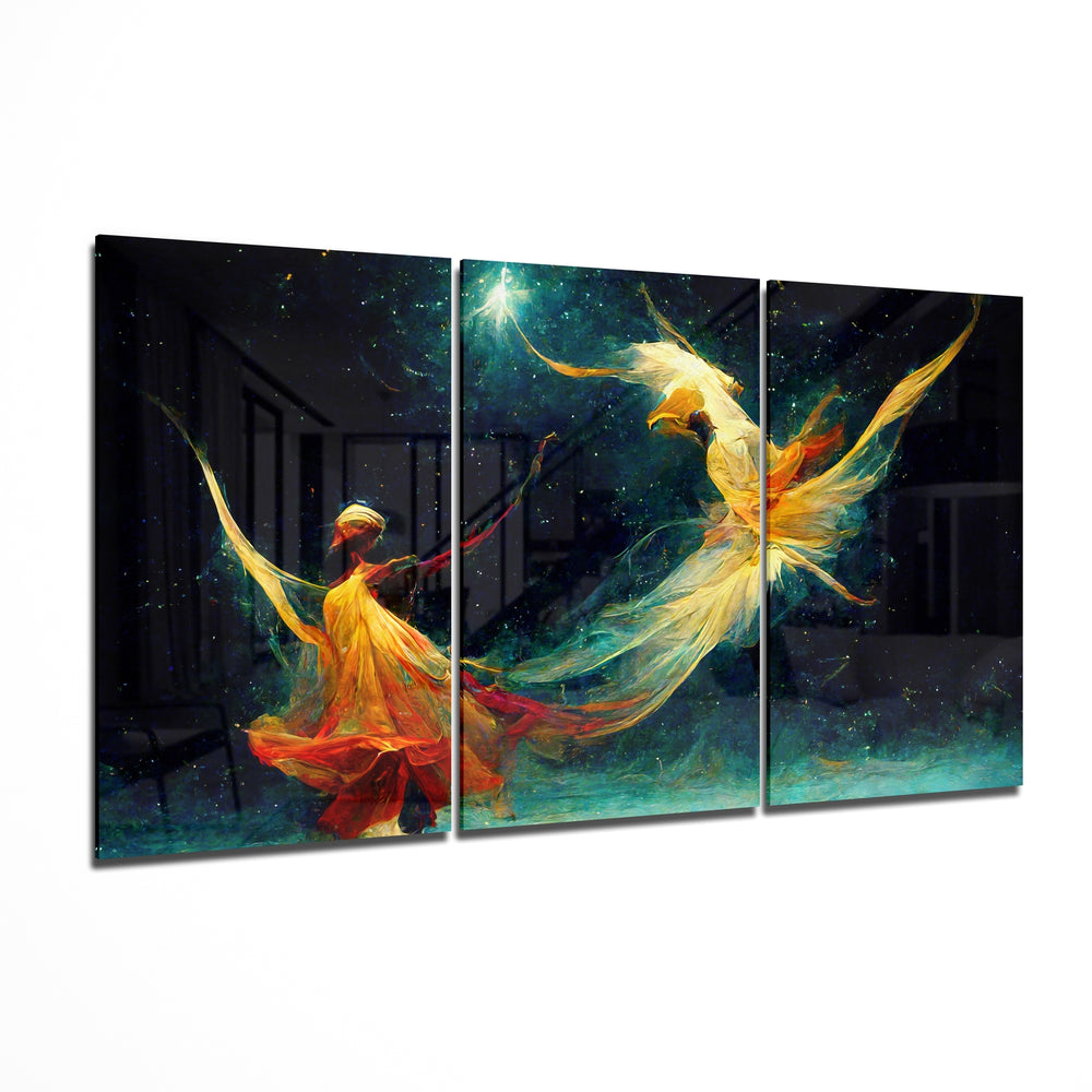 Whirling Glass Wall Art.