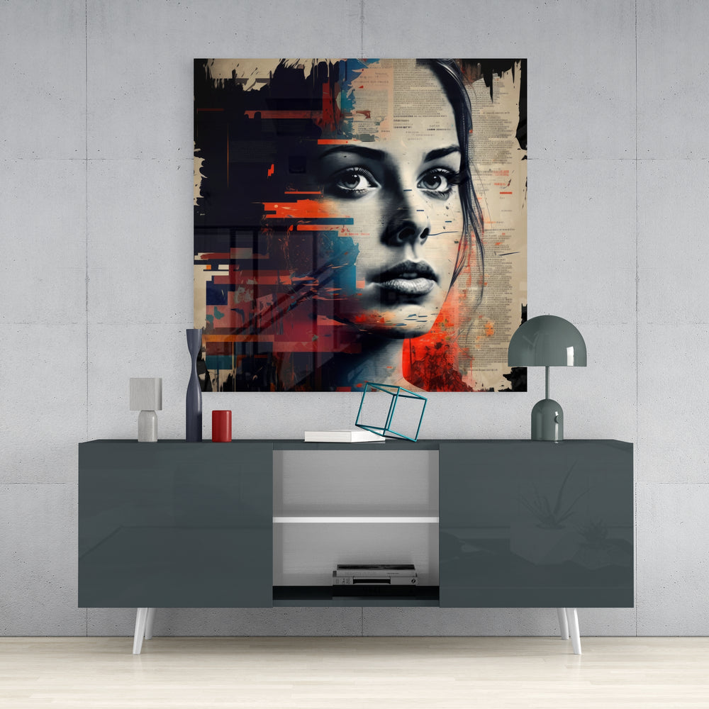Women Glass Wall Art || Designers Collection.