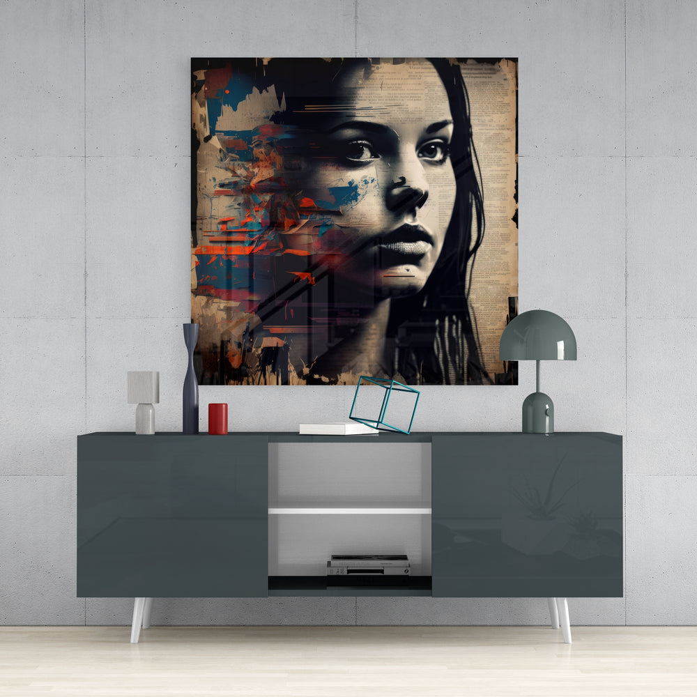 Women Glass Wall Art || Designers Collection.