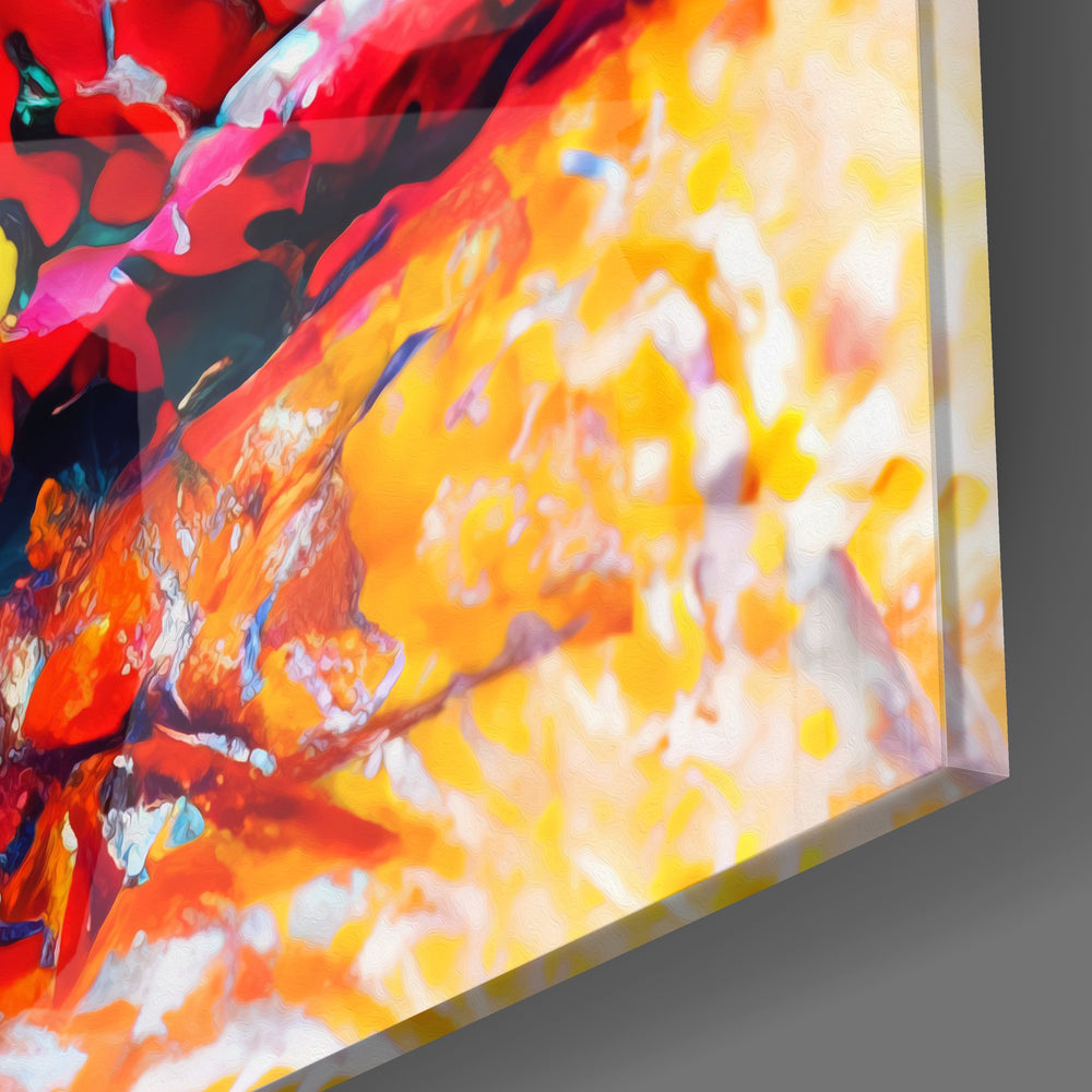 Lips Glass Wall Art || Designers Collection.