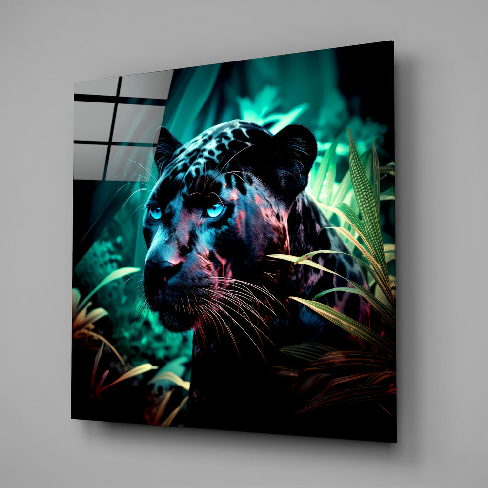 Panther Glass Wall Art || Designers Collection.