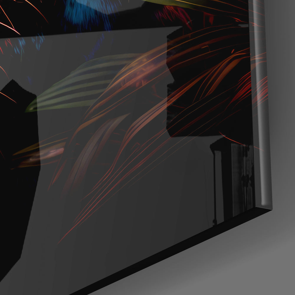 Panther Glass Wall Art || Designers Collection.