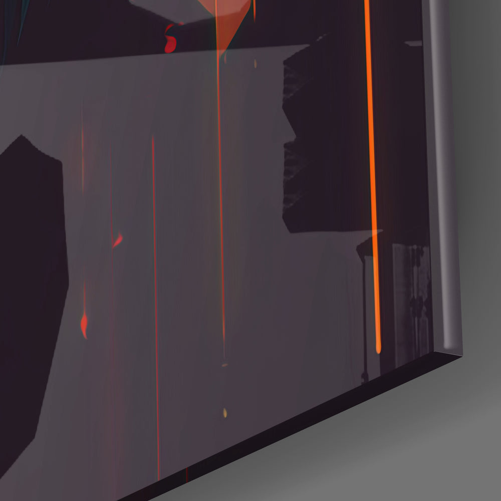 Ape the Thinker Glass Wall Art || Designers Collection.