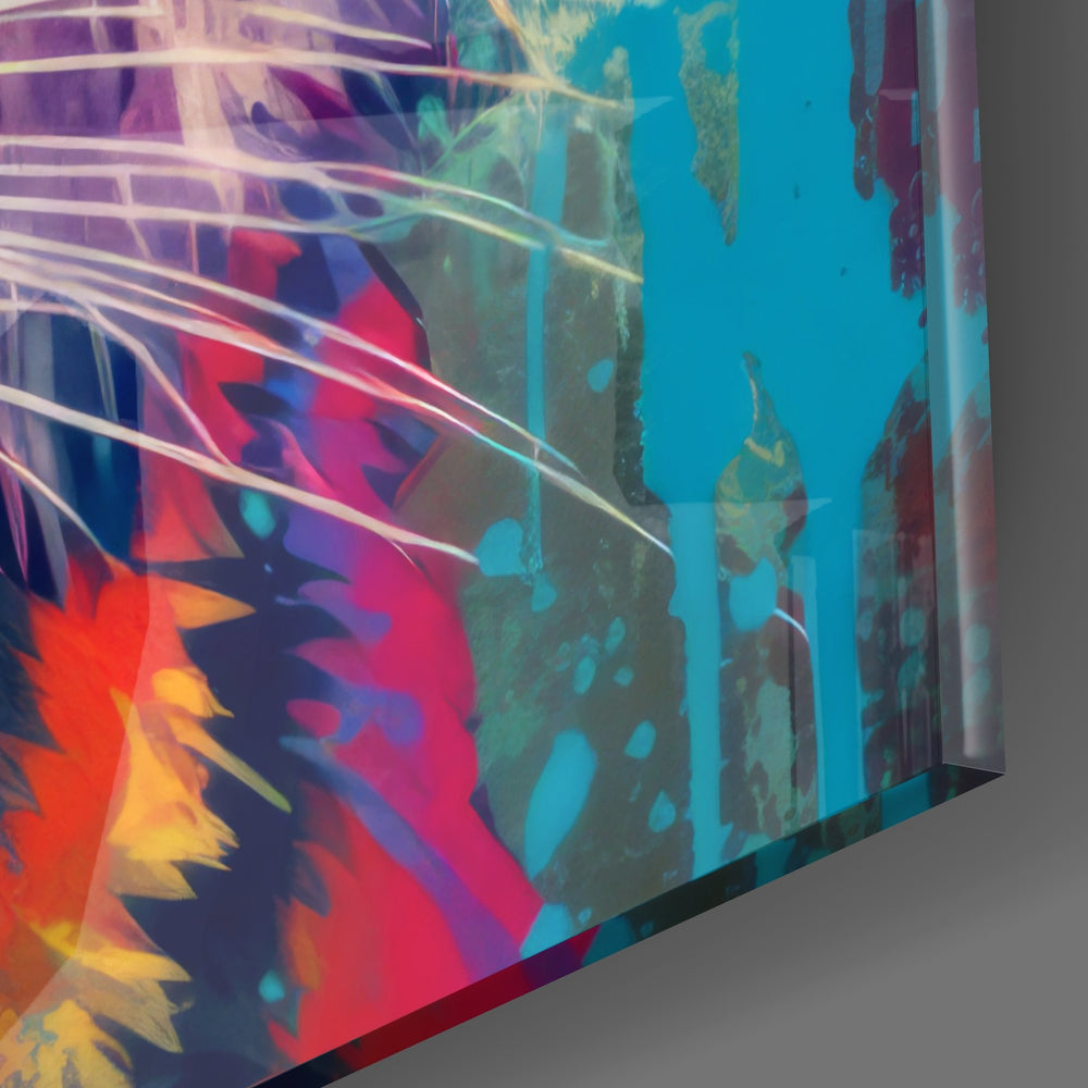 Cool Tiger Glass Wall Art.