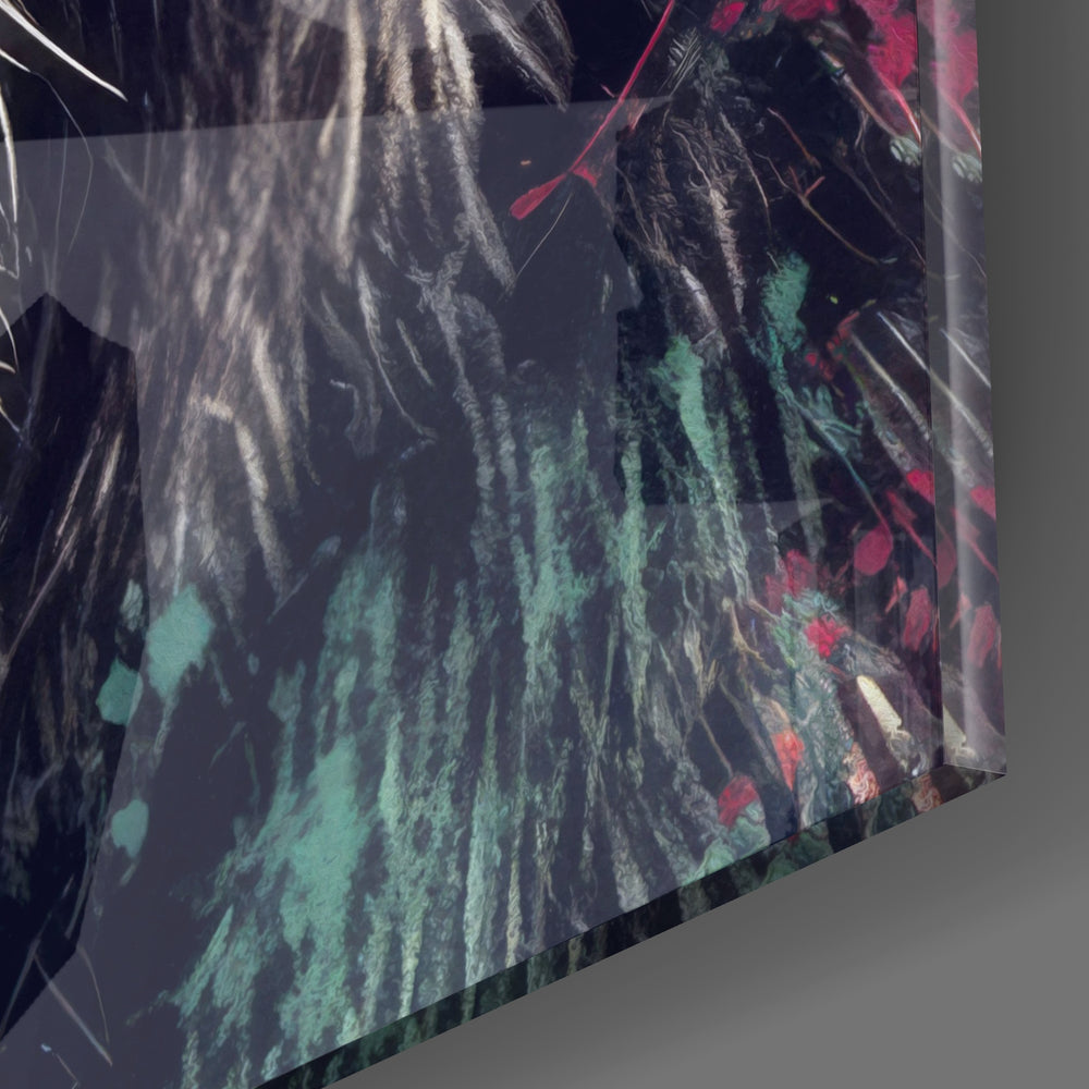 Cool Monkey Glass Wall Art.
