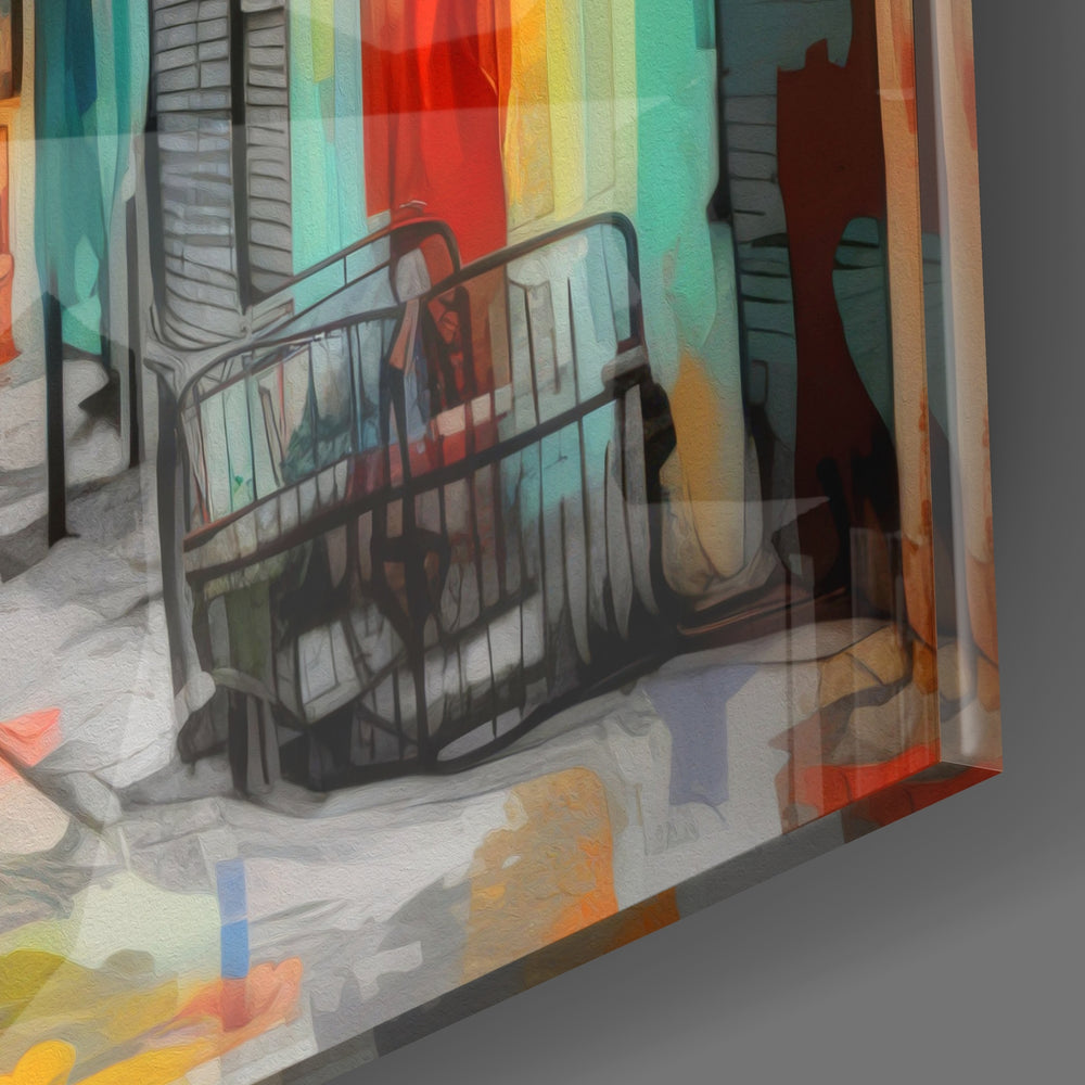 Tram Glass Wall Art.
